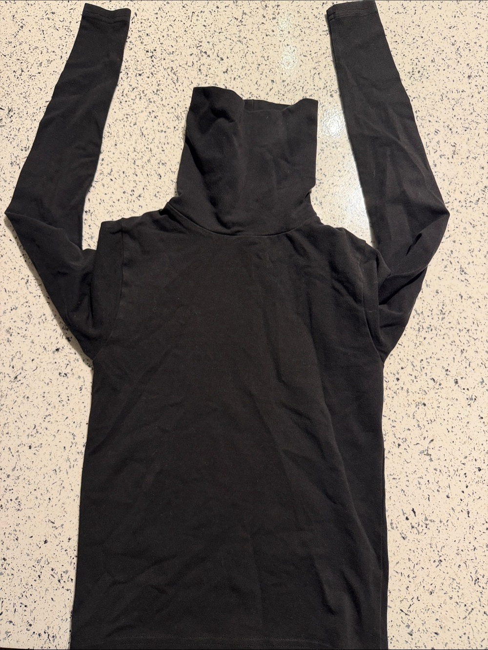 COTTON SPANDEX GARMENT DYE TURTLENECK